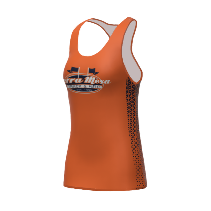 Sub Sports Womens Dual Compression Training Vest Orange Gym Workout Tank  Top