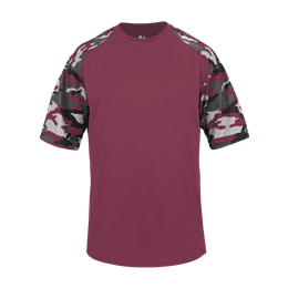 Digital Camo Jersey 4180 Performance B-Core Tee by Badger Sports