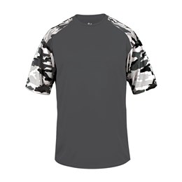 Youth Camo Sport Performance Shirt by Badger Sport Style Number 2141