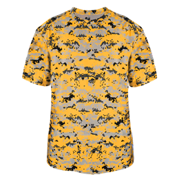 Digital Camo Two Button Jersey by Badger Sports Style Number 7980
