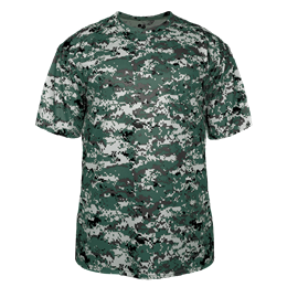 Badger 4140 Hook Digital Camo Baseball Shirts - Homegrown Sporting