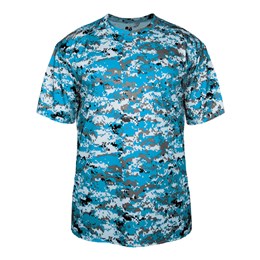  Badger Sport Youth Medium Navy Blue Camo Moisture