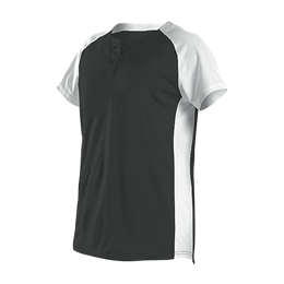 Custom Dark Gray Black-White Two-Button Unisex Softball Jersey Sale – UKSN  INC