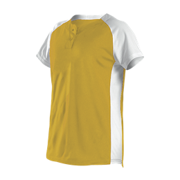 Womens Twister Sleeveless Two-Button Softball Uniform Set