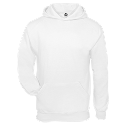 The original SKOL! cropped fleece hoodie – White — UFFDA