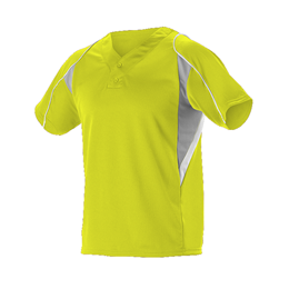 Unisex We Sub’N ️ Interlock Baseball Jersey Blank Yellow / White Piping / Medium