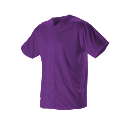 Space Rangers Full-Button Baseball Fan Jersey (Purple) Adult Medium