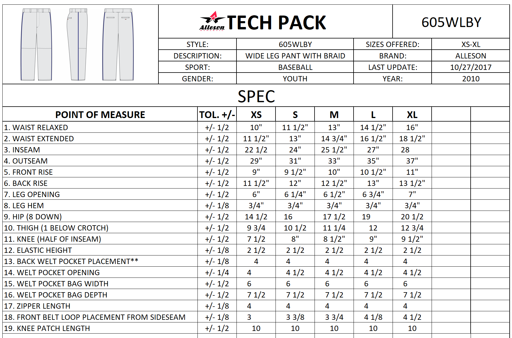 Discover 75+ youth baseball pants size chart in.eteachers